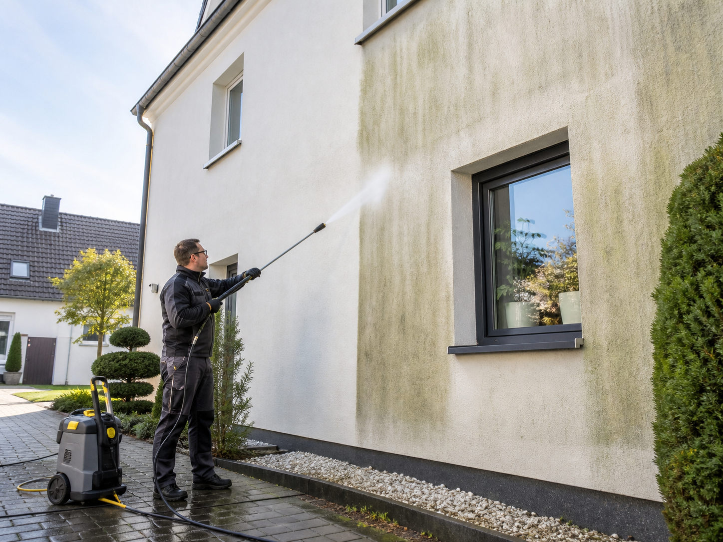 Fassadenreinigung vom Profi